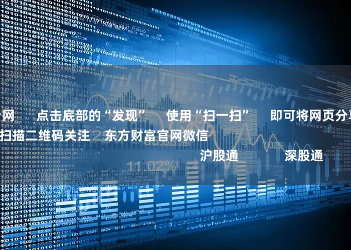 正规配资平台网      点击底部的“发现”     使用“扫一扫”     即可将网页分享至朋友圈                            扫描二维码关注    东方财富官网微信                                                                        沪股通             深股通